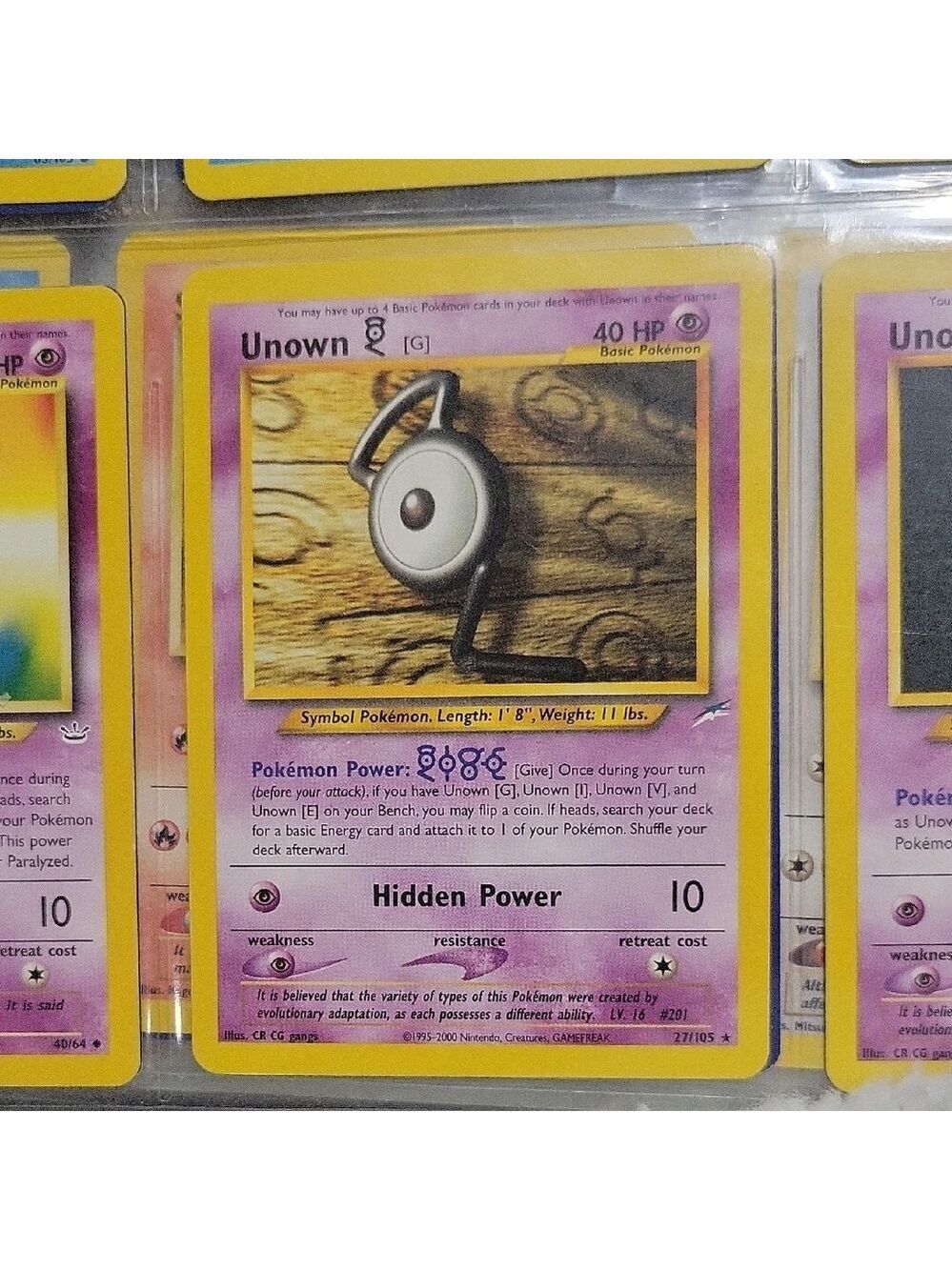 Pokemon Card Unown